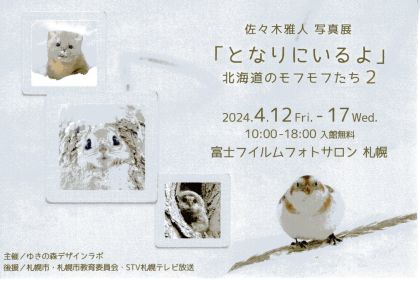 佐々木雅人写真展「となりにいるよ」 ―北海道のモフモフたち 2―